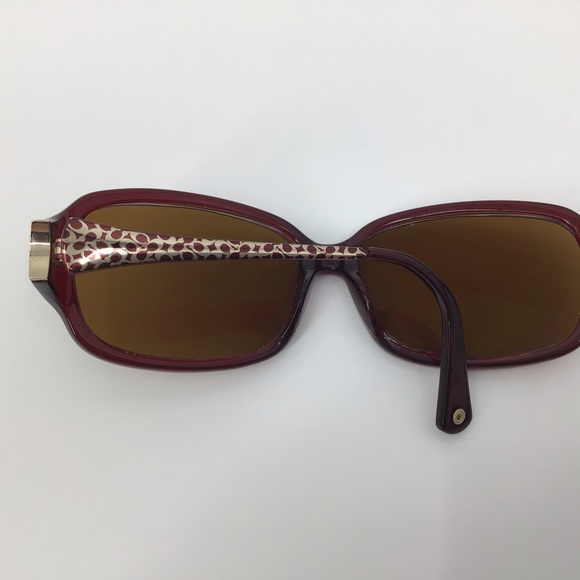 Coach Eyeglass Frames, Style S2005, Burgundy - Picture 14 of 16